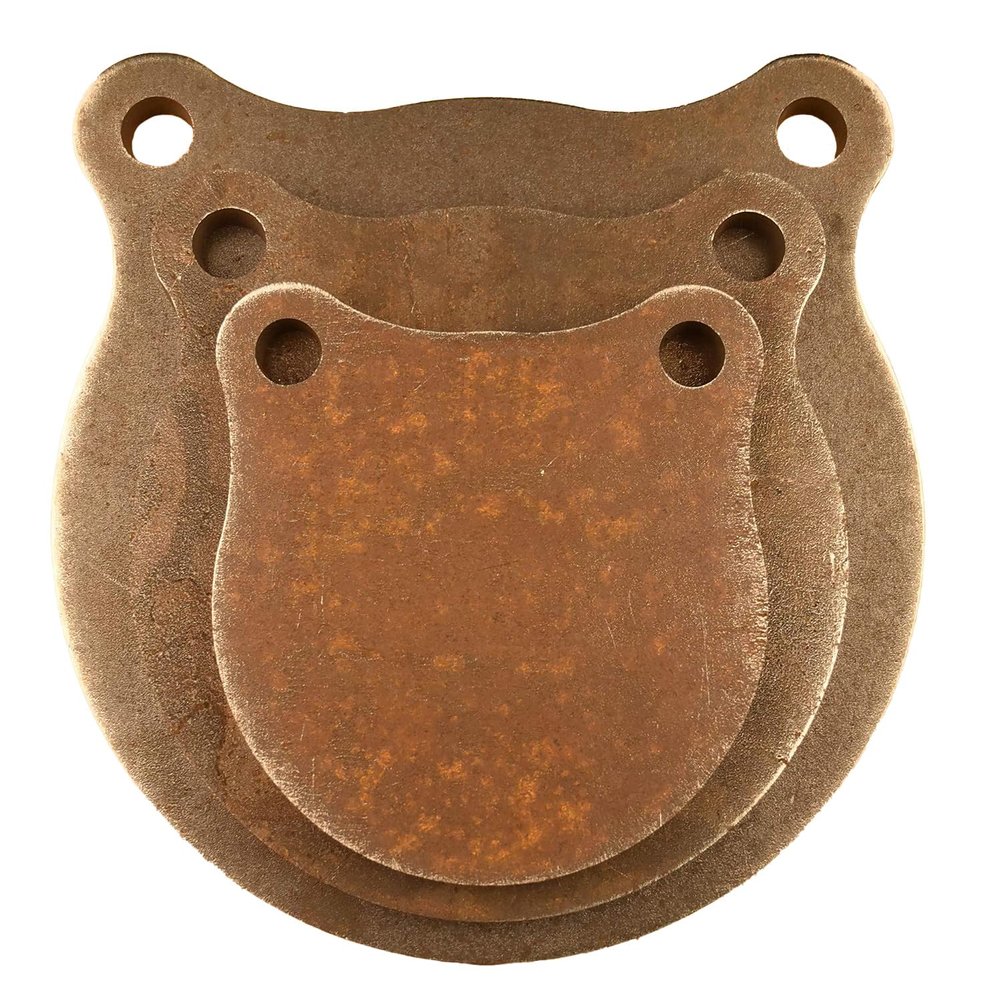 AR500 Steel Gong Shooting Targets 3Pack (6", 8", 10")1/2" Thick, RifleRated by HDSteelTargets