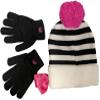 Nickelodeon JoJo Siwa Girls Winter Hat and Gloves Cold Weather Set, Age 4-7 Multi view 2