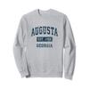 Augusta Georgia GA Vintage Sports Design Navy Print Sweatshirt view 1