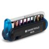 PB Swiss Tools Bike Multitool PB 470 | 100% Swiss Made | Pocket Tool with Bits, Allen Key, Steel Adapter, Tire Lever for Mountain and Road Bike, Bicycle, E-Bike (Blue) view 1