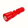 UANOFCN Boat Trailer Keel Roller 12 Inch Replacement Boat Trailer Part Polyurethane Self Centering Roller Red view 2
