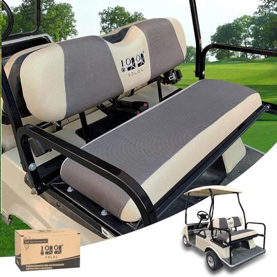 10L0L Universal Golf Cart Rear Seat Cover Dress UP Older Golf Cart Durable Breathable Material Fit Like a Glove for Yamaha EZGO and Club Car, Easy to Install
