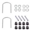 10L0L Golf Cart Rear Spring Kit for Club Car Precedent 2004-up, Heavy Duty 4 Leafs (Layers), Replace OEM# 102509301, 102513001 view 3