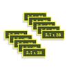 Ammo Can Labels 5.7x28 Ammunition Decals Olive Drab Green Firearm Labels 10 Pack Adhesive Vinyl 3"x1.15" #AG view 1