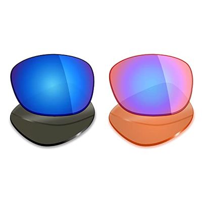 Mryok 2 Pair Polarized Replacement Lenses for Oakley Drop in Sunglass - Options
