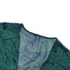 FINOCEANS Chiffon Cardigans for Women Kimono Floral Sheer Green Leaf XX-Large view 3