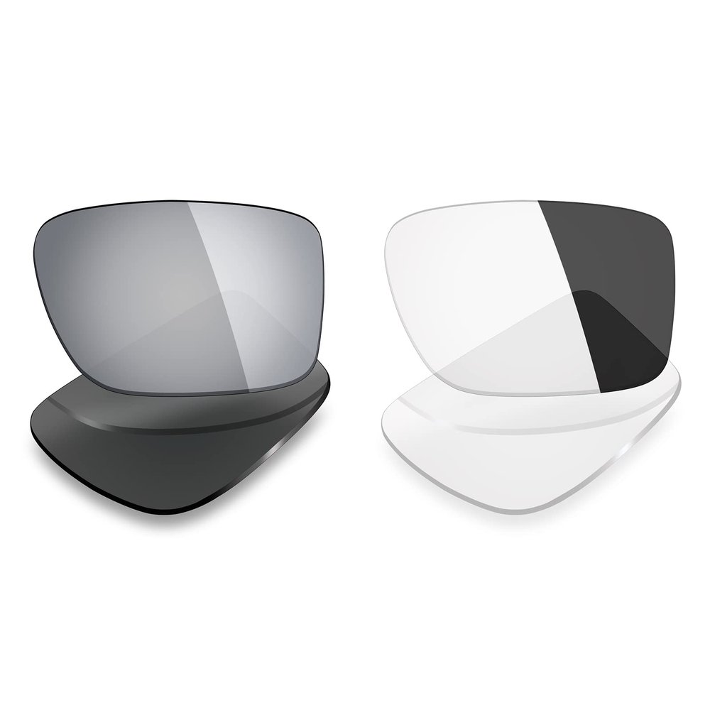 Mryok 2 Pair Polarized Replacement Lenses for Oakley Double Edge Sunglass - Options