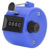 Hand Tally Counter Counter Tally Counter 4-Digits Plastic Shell Knob Reset Handheld Counting Tool with Hook Handheld Counting Tool(Blue),Counter view 2
