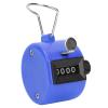 Hand Tally Counter Counter Tally Counter 4-Digits Plastic Shell Knob Reset Handheld Counting Tool with Hook Handheld Counting Tool(Blue),Counter view 3