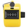 Garosa Hand Tally Counter Counter Tally Counter 4-Digits Plastic Shell Knob Reset Handheld Counting Tool with Hook Handheld Counting Tool(Yellow)