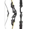 MILAEM 60 Inch Takedown Recurve Bow and Arrow Kit 20-55 Lbs Aluminum Alloy Riser Bow Outdoor Hunting Practice Shooting Competition Bow Right Hand (Black, 30 Lbs) view 1