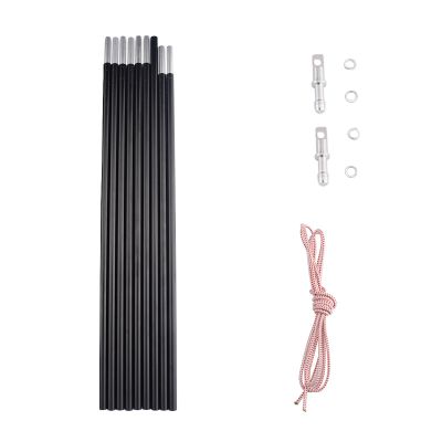 BRILLIANCE4U Aluminum Tent Poles 12ft, 2 Poles Pack, Fits Male & Female Ends, Lightweight & Durable, Assembly Required, Multi-purpose
