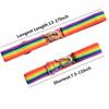 ICGSUQR Kids Toddlers Belts Elastic Stretch Adjustable Belt For Small Boys Girls School Uniforms With Easy Buckle (Rainbow) view 2