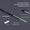 Bicycle Lined Brake Cable Housing, CATAZER Universal Brake Cable Housing, 5mm X 10ft and 5mm X 50ft for Mountain Road Bike (Black,50ft) view 2