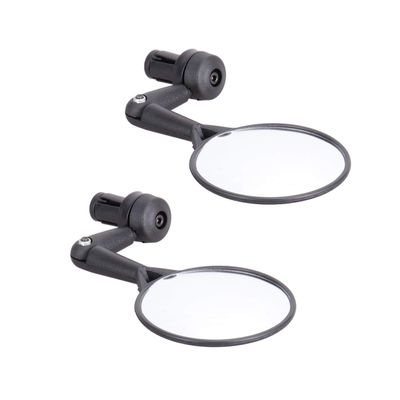 2 Pcs Bike Rear View Mirror 360 Degree Adjustable Bicycle Rearview Mirrors Handlebars for Mountain Bike Motorcycle