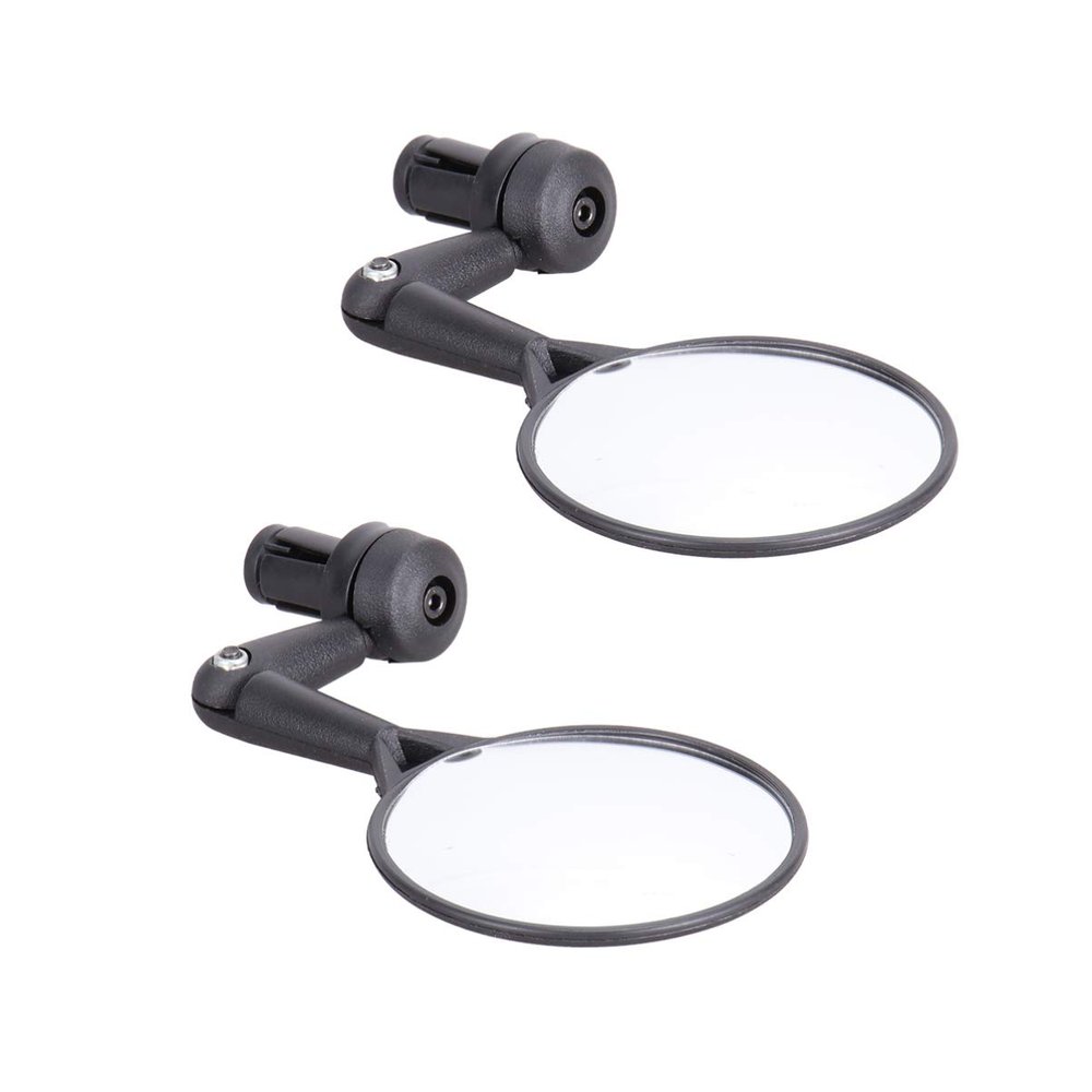 2 Pcs Bike Rear View Mirror 360 Degree Adjustable Bicycle Rearview Mirrors Handlebars for Mountain Bike Motorcycle