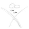 Mryok Replacement Temple Slider & Icon Ring & Stainless Pin for Oakley OO9290 Sunglass - Unique White view 1