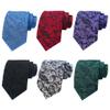 Adulove Men's Necktie Classic Silk Tie Woven Jacquard Neck Ties 6 PCS view 2