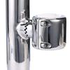 Amarine Made 2-Pack Boat Fishing Pole Holders Stylish Stainless Steel Clamp on Fishing Rod Holder for Rails 7/8" to 1" view 3
