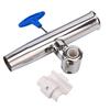 Amarine Made 2-Pack Boat Fishing Pole Holders Stylish Stainless Steel Clamp on Fishing Rod Holder for Rails 7/8" to 1" view 4