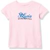 Marky G Apparel Girls' Printed St. Lucia Graphic Cotton Jersey Short Sleeve Tee, Pink, 2T view 1