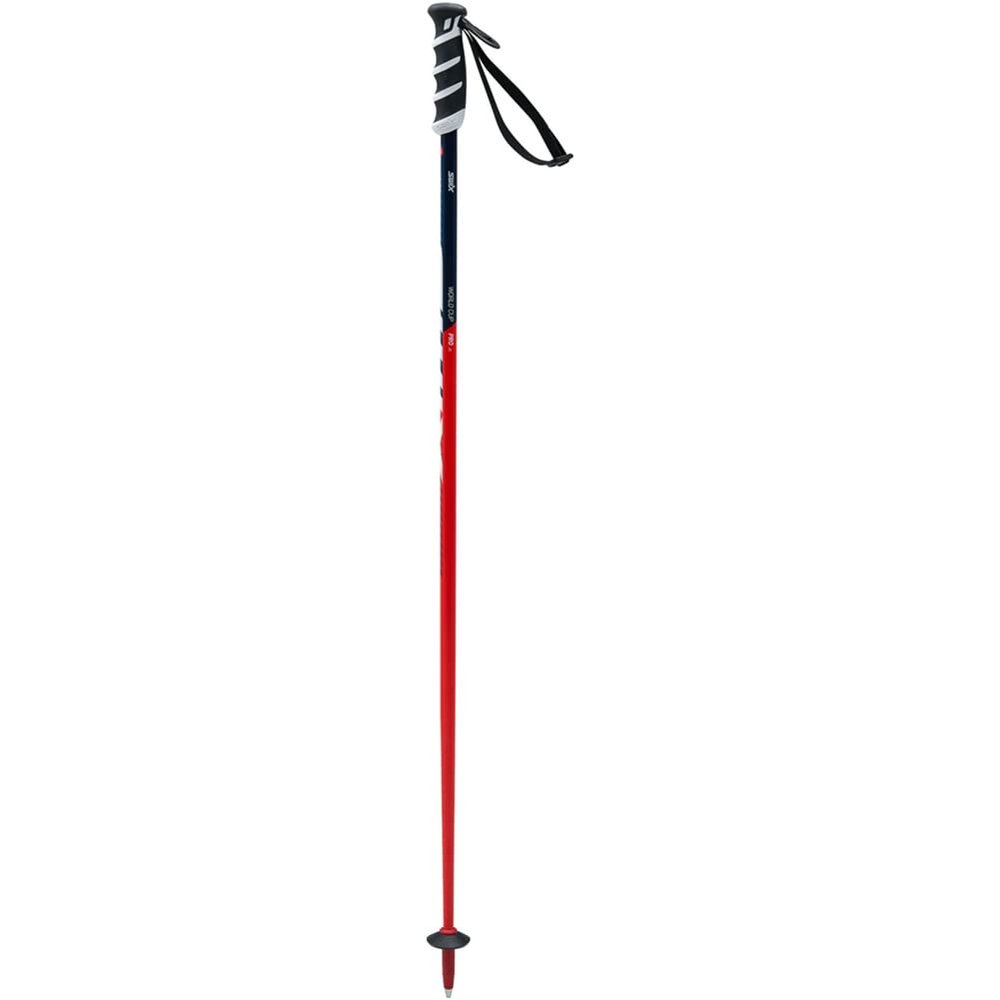 Swix World Cup Pro Junior SL Ski Poles - Red & Black (105cm)