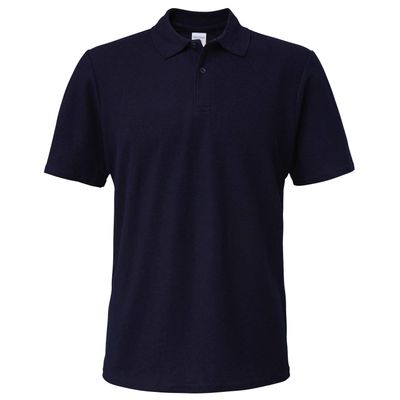Gildan 64800 Softstyle Adult Double Pique Polo Shirt - Navy - L