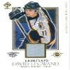 Sports Memorabilia Autograph Warehouse 466320 David Legwand Player Worn Jersey Patch Hockey Card, Nashville Predators - 2003 Pacific Private Stock No.128 LE 1238 by 1475 view 1