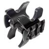 CDM GEAR ROC-X-PRO SERIES Barrel Clamp with 3 Slot Rail, Fits 1" Magazine Tubes | Low-Profile One-Piece CNC Aluminum Shotgun Mount, Dual Side Accessory Rails view 2