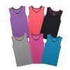 Buyless Fashion Girls Tank Tops - Sleeveless Cami Tanks Cotton Undershirts for Dance Gymnastics, Kids & Toddler Size (6 Pack) 1-2 view 1