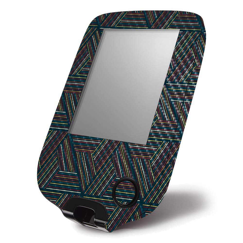 MightySkins Carbon Fiber Skin for Abbott Freestyle Libre 1 & 2 - Triangle Stripes | Protective, Durable Textured Carbon Fiber Finish | Easy to Apply, Remove, and Change Styles | Made in The USA
