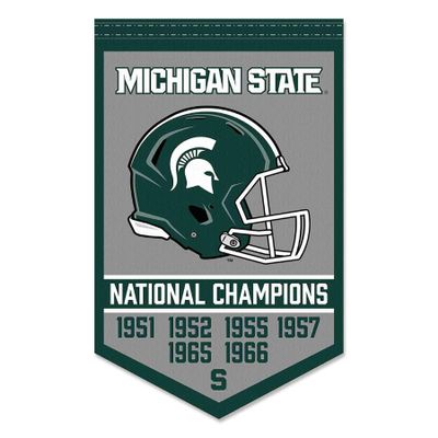 Michigan State Spartans Football National Champions Banner