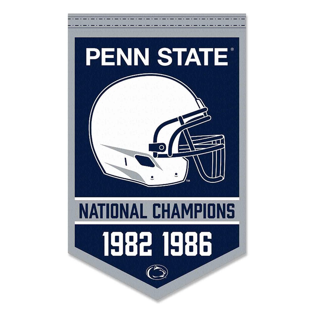 College Flags & Banners Co. Penn State Nittany Lions Football National Champions Banner