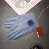 LeJulyeekay Short Leather Gloves for Driving Winter Real Leather Gloves for Women Mittens view 2