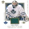 Autograph Warehouse 365388 Ed Belfour Player Worn Jersey Patch Hockey Card - Toronto Maple Leafs 2003 Pacific Private Stock No.145 LE 145-865 view 1
