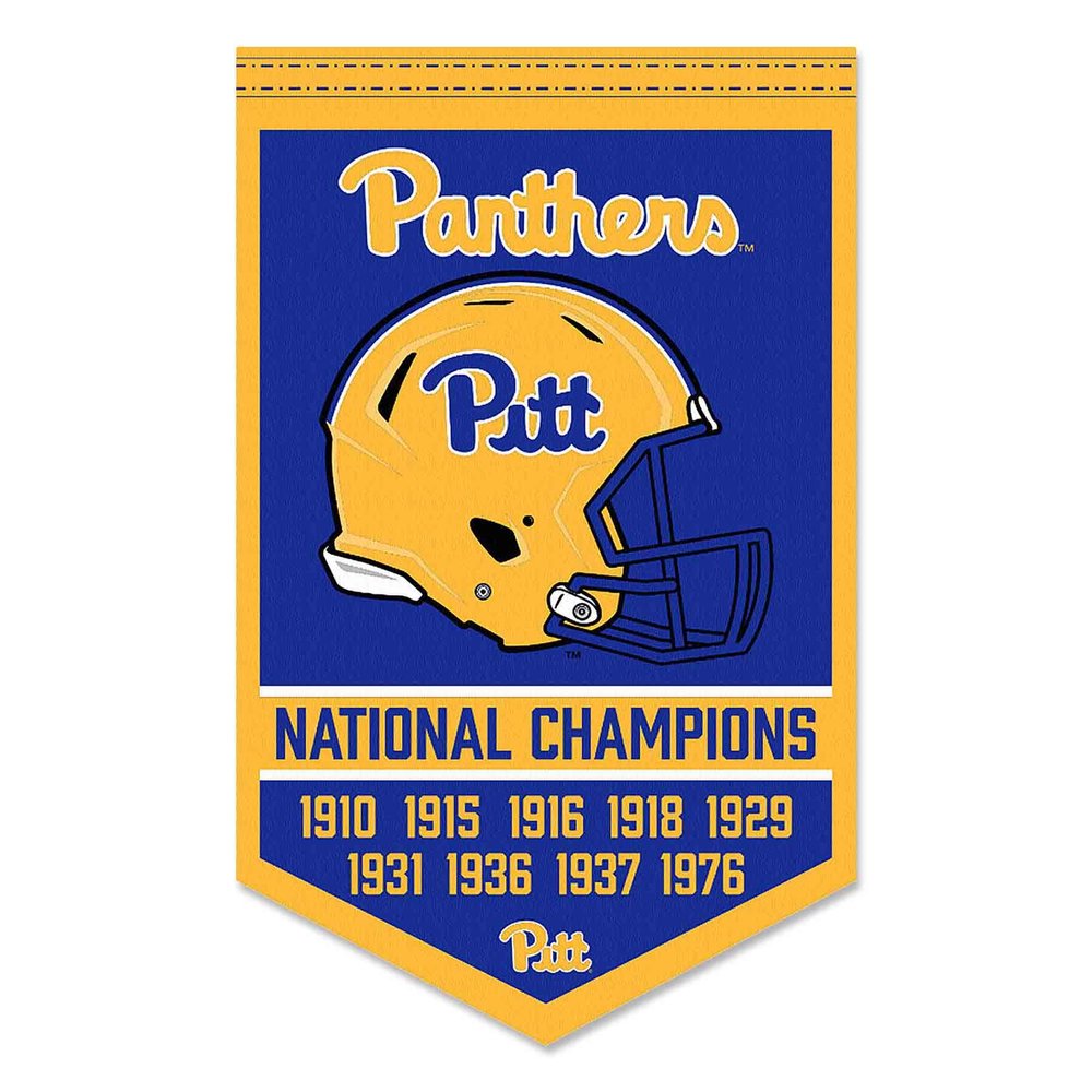 Pittsburgh Panthers Football National Champions Banner