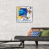 Trends International NBA Golden State Warriors - Stephen Curry 19 Wall Poster, 14.725" x 22.375", Silver Framed Version view 2
