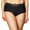 Maidenform womens Dream Cotton With Lace Boy Short Panties, Black/Black Lace, Small US view 2