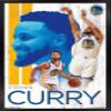 Trends International NBA Golden State Warriors - Stephen Curry 19 Wall Poster, 22.375" x 34", Black Framed Version view 1