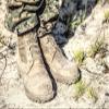 Posterazzi PSTZAB103142M United States Marine Corps Combat Boots in The Desert Photo Print, 11 x 17, Multi view 1