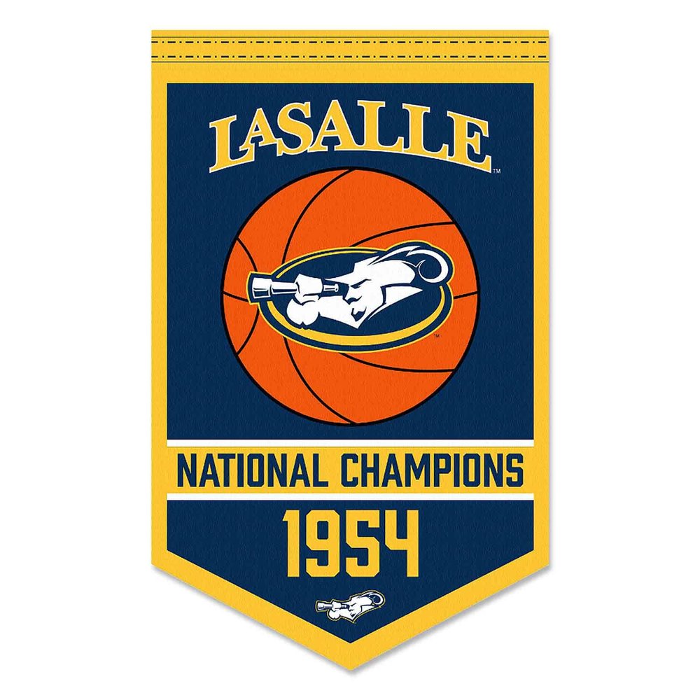 LaSalle Explorers Basketball National Champions Banner
