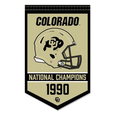 Colorado Buffaloes Football National Champions Felt Banner