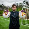 Renegade GK Limited Edition Rogue Slash Goalie Gloves with Pro-Tek Fingersaves | 4mm Giga Grip & Neoprene | Black, Purple, Gold Soccer Goalkeeper Gloves (Size 10, Adult, Negative Cut, Level 4+) view 3