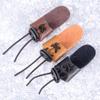 LIOOBO Archery Thumb Ring 3 pcs Fingers Archery Leather Thumb Ring Glove pad for Hunting Longbow Exerciser Single Protector view 3