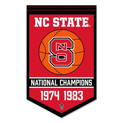 North Carolina State Wolfpack Basketball National Champions Banner