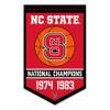 North Carolina State Wolfpack Basketball National Champions Banner view 1