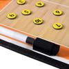 LHIABNN Leather Volleyball Coaching Board,Foldable Magnetic Tactic Marker Coaching Board with Marker Pen (Volleyball) view 3
