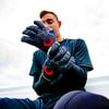 Renegade GK Limited Edition Rogue Quantum Goalie Gloves with Pro-Tek Fingersaves | 4mm Giga Grip & Neoprene | Black & Red Soccer Goalkeeper Gloves (Size 7, Youth, Negative Cut, Level 4+) view 3