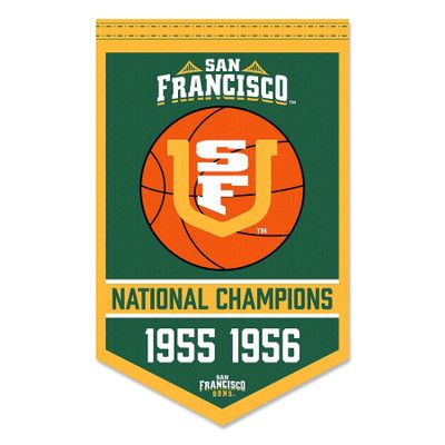 San Francisco Dons Basketball National Champions Banner