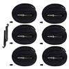 6-Pack 700x20-25C Road Bike Replacement Inner Tubes Presta Valve 42mm for Road Bikes with Tire Size of 700c x 20, 23, and 25 (6 Inner Tubes with 2 Tire Levers) view 1